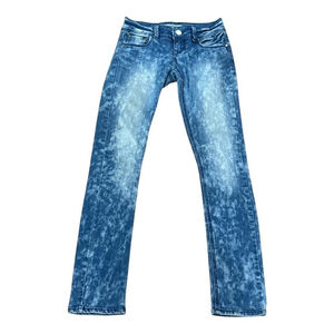 Monica's Jeans Jeans Womens 1 Blue Acid Wash Stretch Denim Straight Leg